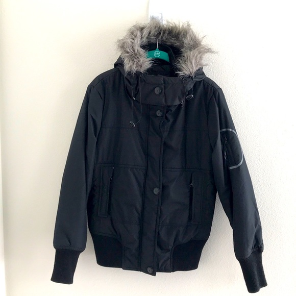 Hawke & Co Jackets & Blazers - Hawke & Co. Sport Black Winter Jacket Size Medium